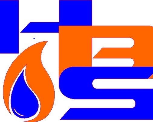 Cropped Business Logo | Hereford Boiler Services Orange And Blue HBS